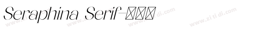 Seraphina Serif字体转换